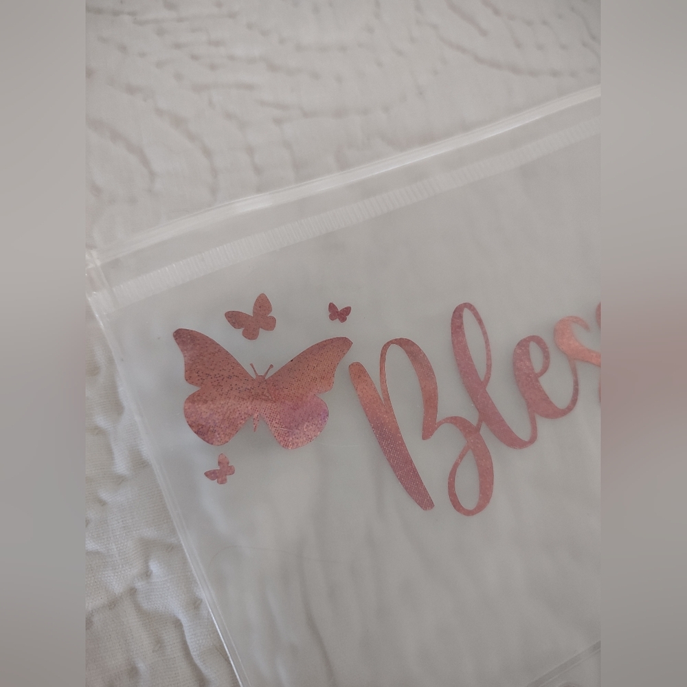 A6 Butterfly Glitter Budget Binder - Picture 7 of 8